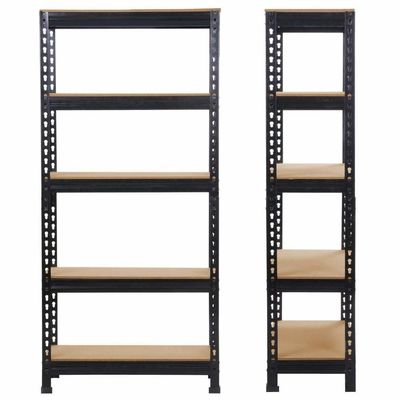 5 Tier Boltless Storage Rack Heavy Duty Garage Shelving Unit Racking