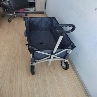 All Terrain Wheel Collapsible Trolley Cart Stainless Steel Utility Fold Up Beach Trolley