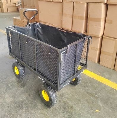 Extra Large Garden Mesh Cart Steel Trolley Heavy Duty Utility Garden Cart