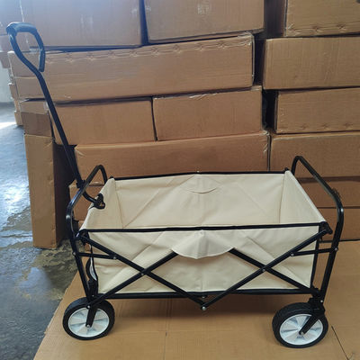 Four Wheel Stainless Steel Garden Foldable Wagon Cart Durable