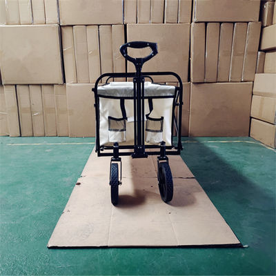 Utility Folding Outdoor Camping Barrow With Extended Body 360 Degree Rotating Wheels
