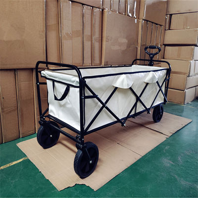 Utility Folding Outdoor Camping Barrow With Extended Body 360 Degree Rotating Wheels