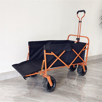 Outdoor OEM Wheel Customized Color Picnic Shopping Trolleys Folding Wagon