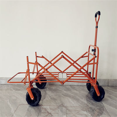 Outdoor OEM Wheel Customized Color Picnic Shopping Trolleys Folding Wagon