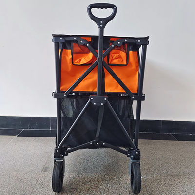 Four Way Folding Trolley With Double Up And Down Baskets Double 600D Oxford Cloth