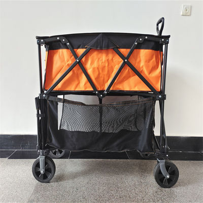 Four Way Folding Trolley With Double Up And Down Baskets Double 600D Oxford Cloth