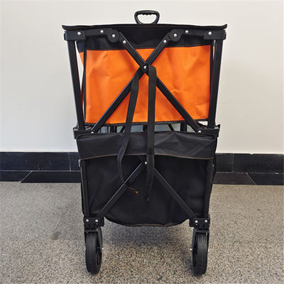 Four Way Folding Trolley With Double Up And Down Baskets Double 600D Oxford Cloth