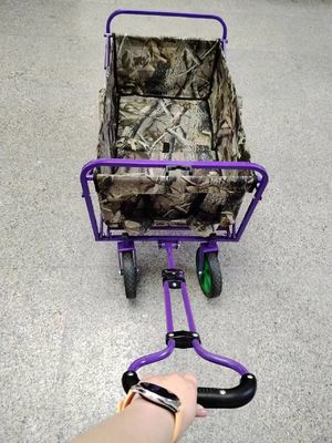 All Steel Frame Outdoor Camping Grocery Picnic Foldable Trailer