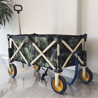 All Terrain Trolley For Outdoor Camping Folding Wagon Customizable Body And Logo