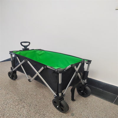 Customized 7 Inch Wheel Trolley Cart Camping Garden Foldable Wagon