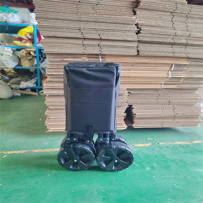 360° Swivel Wheels Garden Wagon Trolley Cart Foldable Customized Color