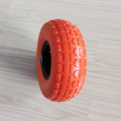 10 Inch Utility Trolley Rubber Wheel 3.50-4 Tire With Load 120LB Pneumatic Wheel