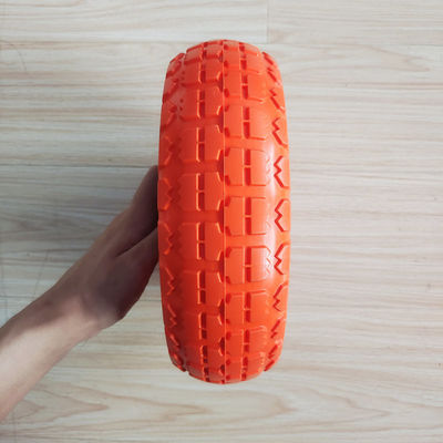 10 Inch Utility Trolley Rubber Wheel 3.50-4 Tire With Load 120LB Pneumatic Wheel