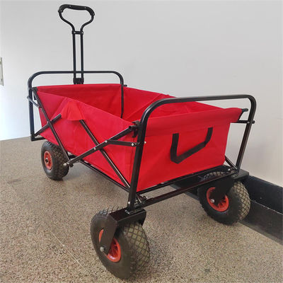 Heavy Duty Collapsible Folding Wagon Utility Outdoor Camping Garden Tools Cart