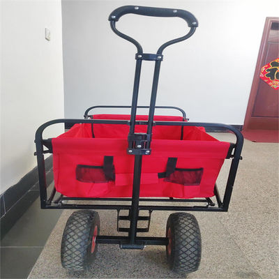 Heavy Duty Collapsible Folding Wagon Utility Outdoor Camping Garden Tools Cart