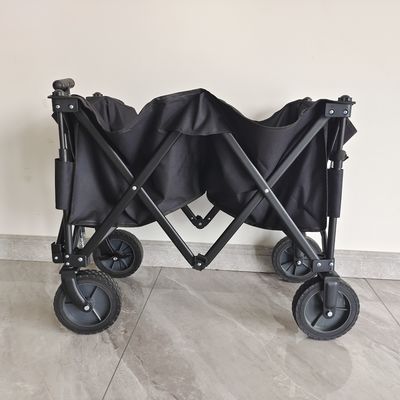 Four Way Collapsible Folding Cart T-Shaped Adjustable Handle OEM Body And Cloth