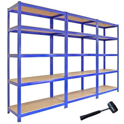 Steel Boltless Storage Rack Display Storage Equipment 5 Tier Steel Warehouse Shelving