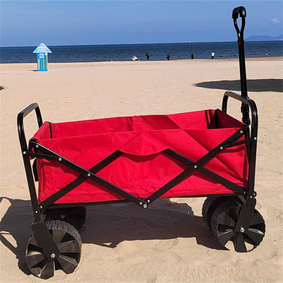 Roll Container All Terrain Wheel Camping Beach Collapsible Wagon Folding Cart