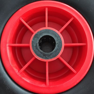 300-4 Red Rim Rubber Wheel 10 Inch Tire Garden Cart Wheelbarrow Pneumatic Wheels