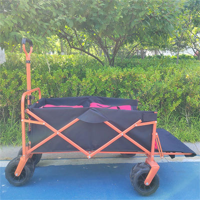 PU Wheel Picnic Multipurpose Outdoor Camping Garden Cart Trolley Foldable