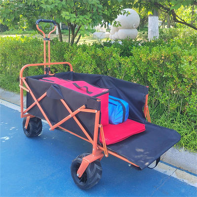 PU Wheel Picnic Multipurpose Outdoor Camping Garden Cart Trolley Foldable