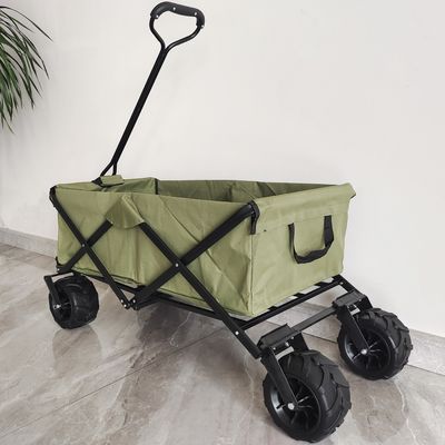 Beach Wagon Cart Grocery Slider Cart Collapsible Utility Folding Wagon Stroller