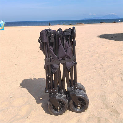 Four wheel Foldable Wagon Cart Folding Camp Wagon With Extension Outdoor