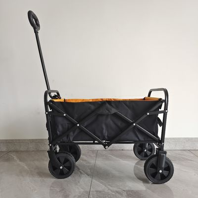 Mini Collapsible Shopping Cart With 6 Inch Wheels For Outdoor Folding Camping Cart