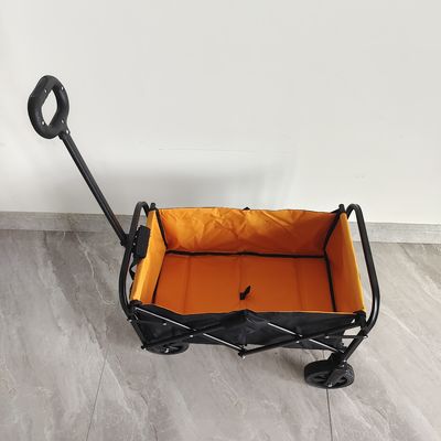 Mini Collapsible Shopping Cart With 6 Inch Wheels For Outdoor Folding Camping Cart