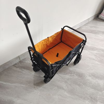 Mini Collapsible Shopping Cart With 6 Inch Wheels For Outdoor Folding Camping Cart