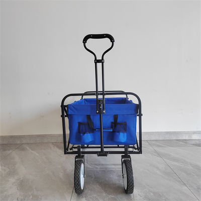 Four 8 Inch Wheels Folding Collapsible Camping Wagon Trolley Cart