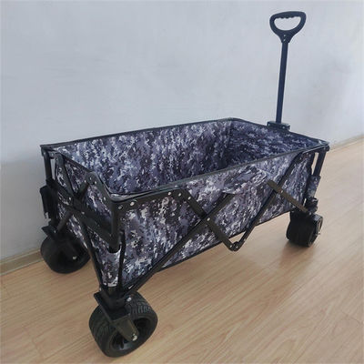 Outdoor Garden Camping Folding Beach Wagon Cart Steel Tube For Transport