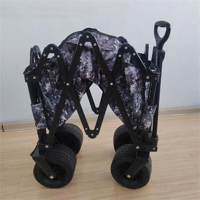 Outdoor Garden Camping Folding Beach Wagon Cart Steel Tube For Transport