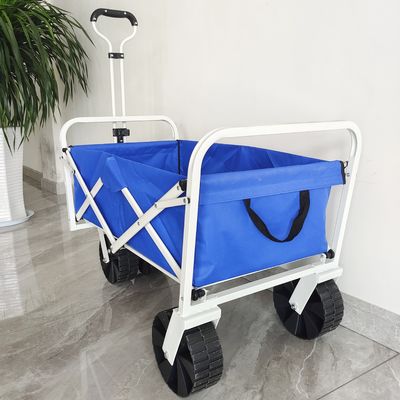 Customized Collapsible Body Structure PP Wheels Beach Cart Folding Camping Wagon