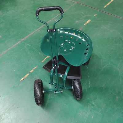 Hand Pull Seat Trolley For Children Aged 5 To 14 Years Old Rubber Wheels Seat Cart