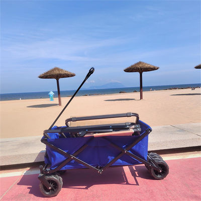 PU Wheels Load 70kg Outdoor Foldable Wheeled Wagon Camping Folding Platform Wagon