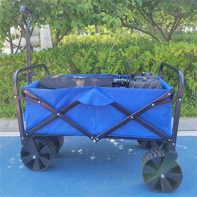 Handcart Foldable Wagon Cart Shopping Cart With Wheels Adjustable Folding Wagon