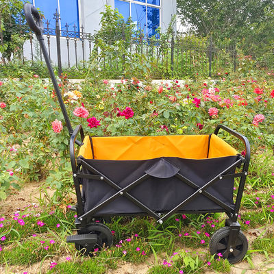 Collapsible Luggage Hand Trolley PVC Wheels Outdoor Folding Mini Camping Cart