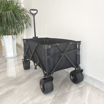 Adjustable Handle Multi Purpose Wide Wheels Welding Beach Cart Collapsible Wagon