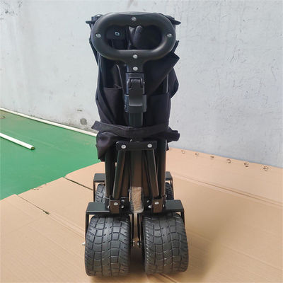 Four Wheels Outdoor Folding Trolley Cart Collapsible Utility Push Pull Wagon Cart