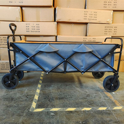 Outdoor Folding Camping Cart All Terrain Collapsible Extended Stroller Wagon