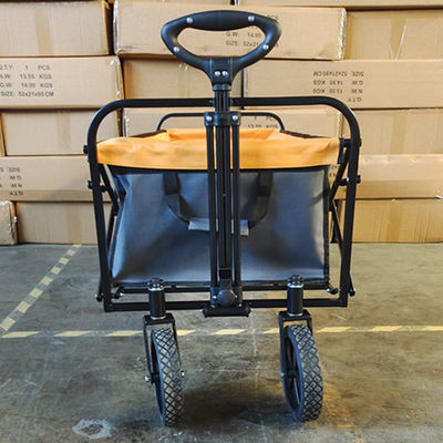 Outdoor Folding Camping Cart All Terrain Collapsible Extended Stroller Wagon