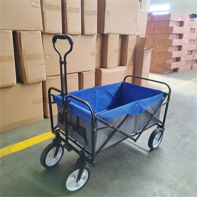 Collapsible Steel Garden Folding Beach Wagon Kids Wagon Cart For Camping