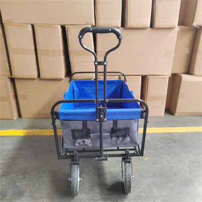 Collapsible Steel Garden Folding Beach Wagon Kids Wagon Cart For Camping