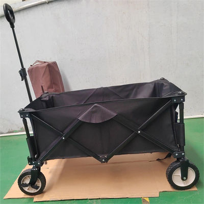 Heavy Duty Push Pull Outdoor Folding Wagon 60KG Load Capacity