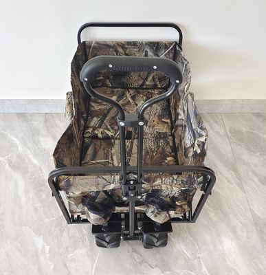 Heavy Duty Foldable Garden Cart 160LB Load 4 Wheels Camping Beach Trolley