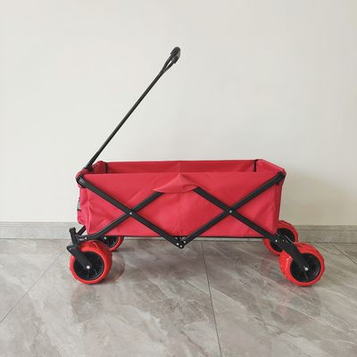 70KG Capacity Outdoor Camping Cart Big Wheels Collapsible Beach Slider Cart