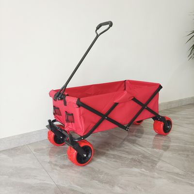 70KG Capacity Outdoor Camping Cart Big Wheels Collapsible Beach Slider Cart