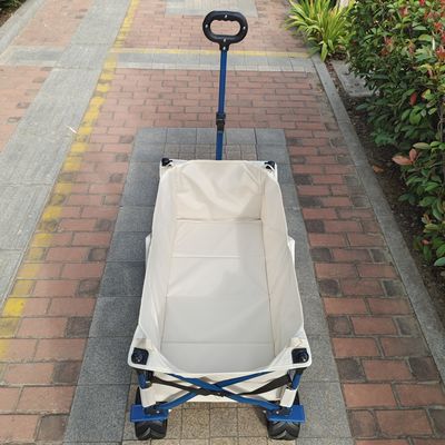 Extended Drawbar Beach Folding Truck Camper PU Wheel Heavy Steel Frame Wide Wheels