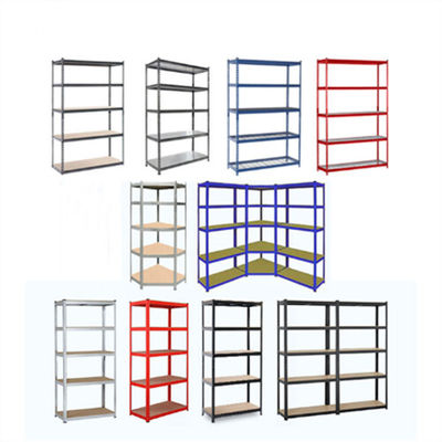 5 Tier Racking Shelves Adjustable Metal Shelves Multi Purpose Boltless 180x90x40CM